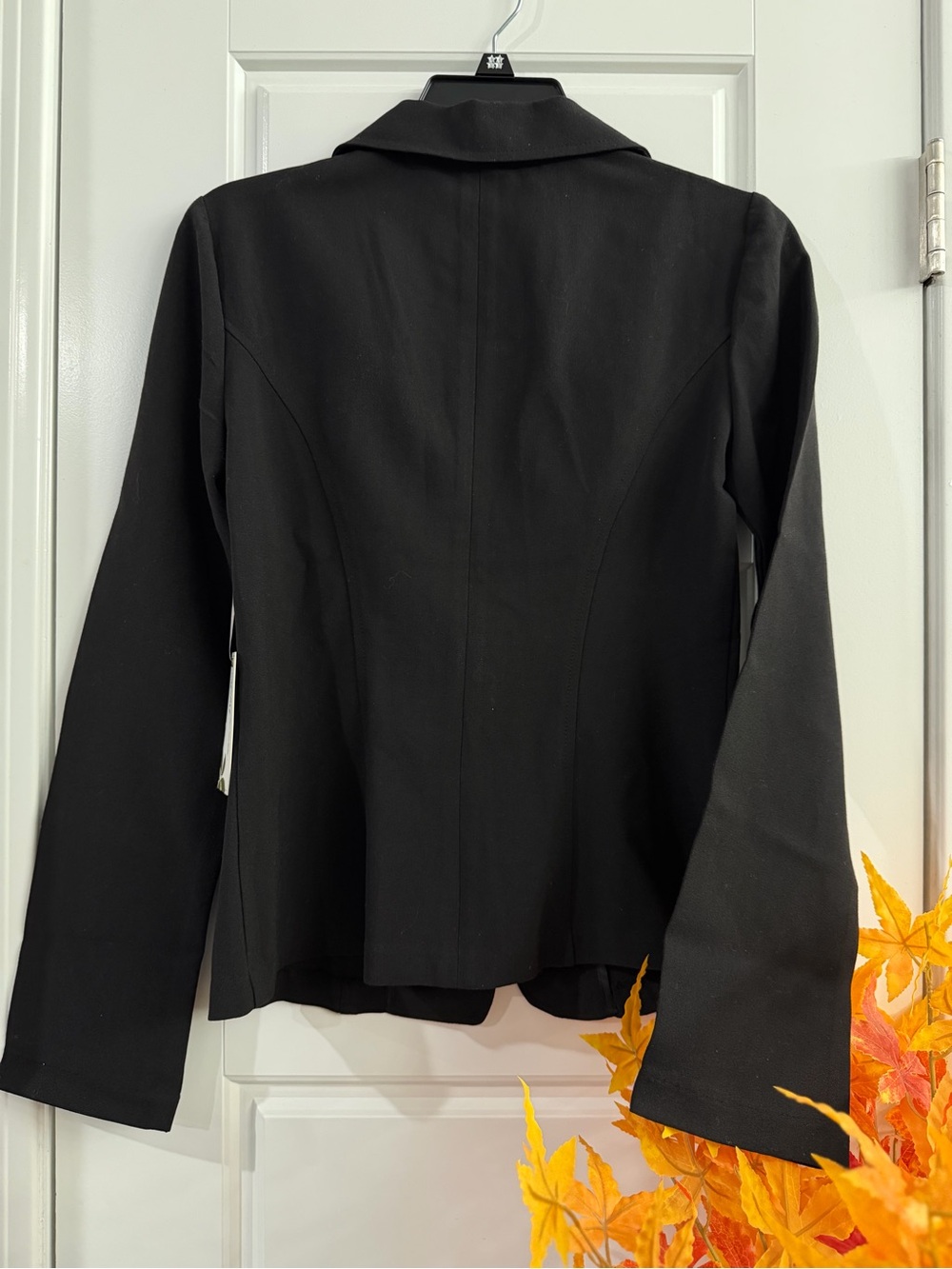 Papaya Black Single-Button Tailored Blazer - Picture 2 of 2